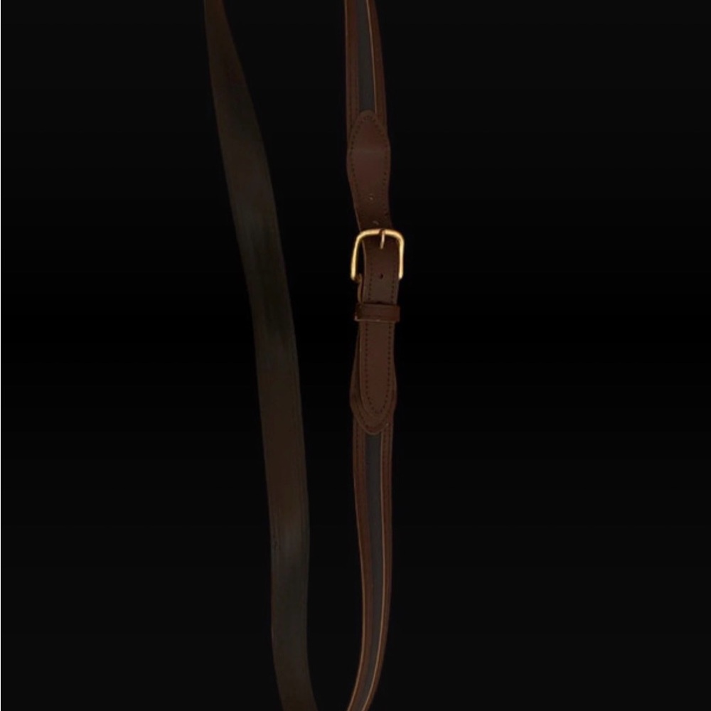 Kids brown leather belt